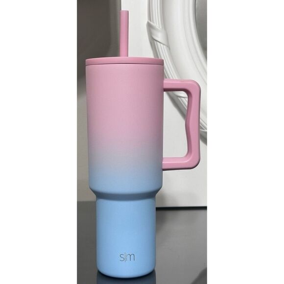 Simple Modern Trek 40oz Tumbler with Handle and Straw Lid, SWEET TAFFY - Picture 3 of 8